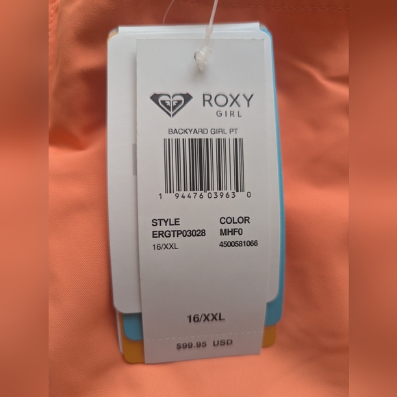 NWT Roxy Backyard Snow Pants - Picture 4 of 5